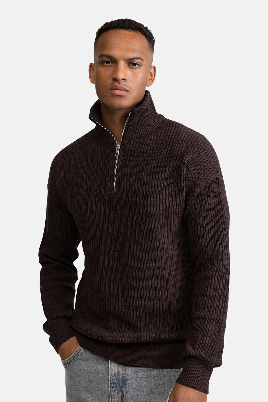 Pull col V brun - REDEFINED REBEL