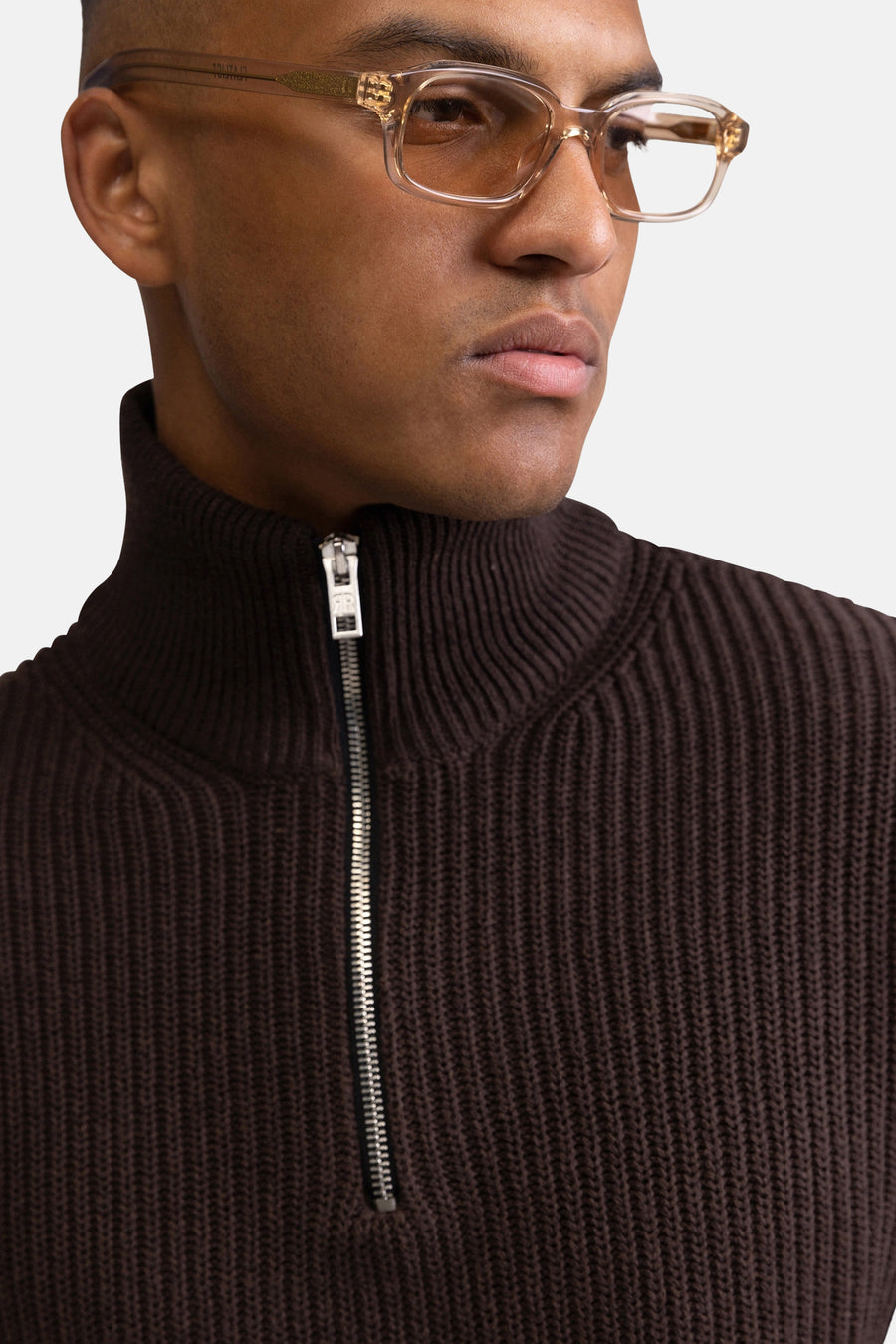 Pull col V brun - REDEFINED REBEL