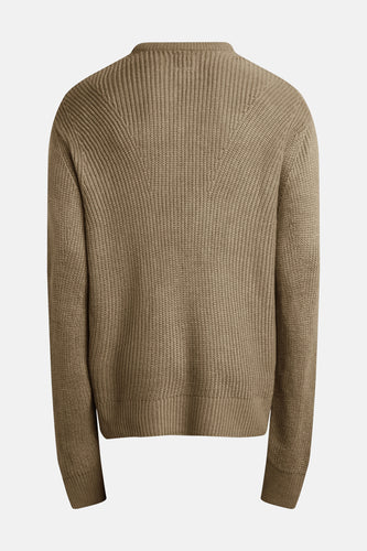 Pull à col rond - beige - REDEFINED REBEL