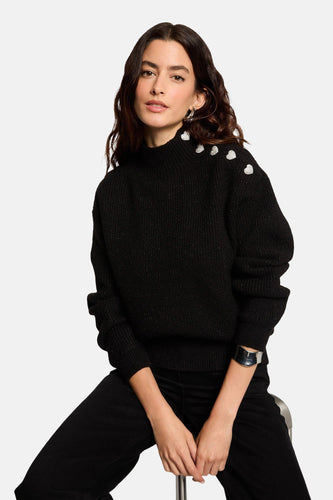 Pull col roulé noir - Morgan De Toi - Morgan De Toi