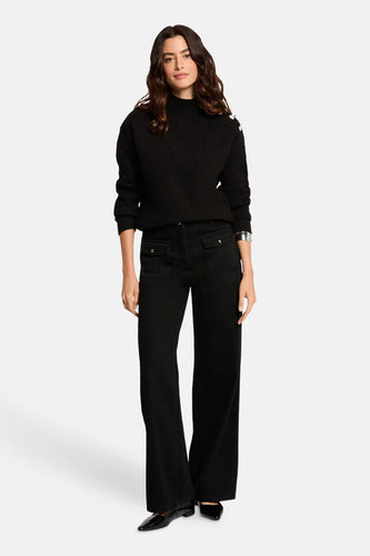 Pull col roulé noir - Morgan De Toi - Morgan De Toi