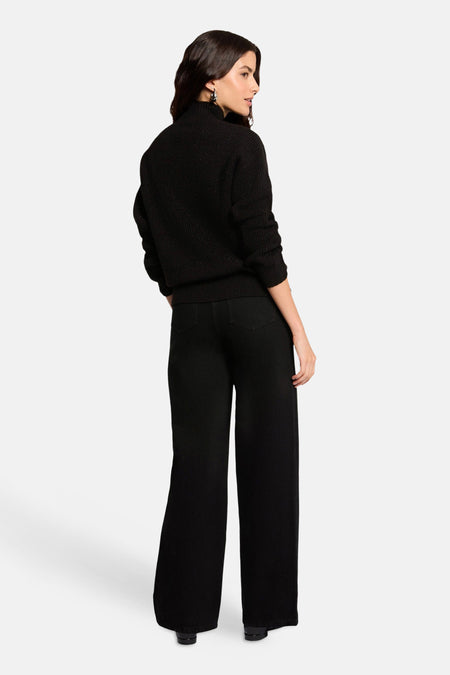 Pull col roulé noir - Morgan De Toi