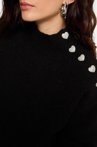 Pull col roulé noir - Morgan De Toi - Morgan De Toi