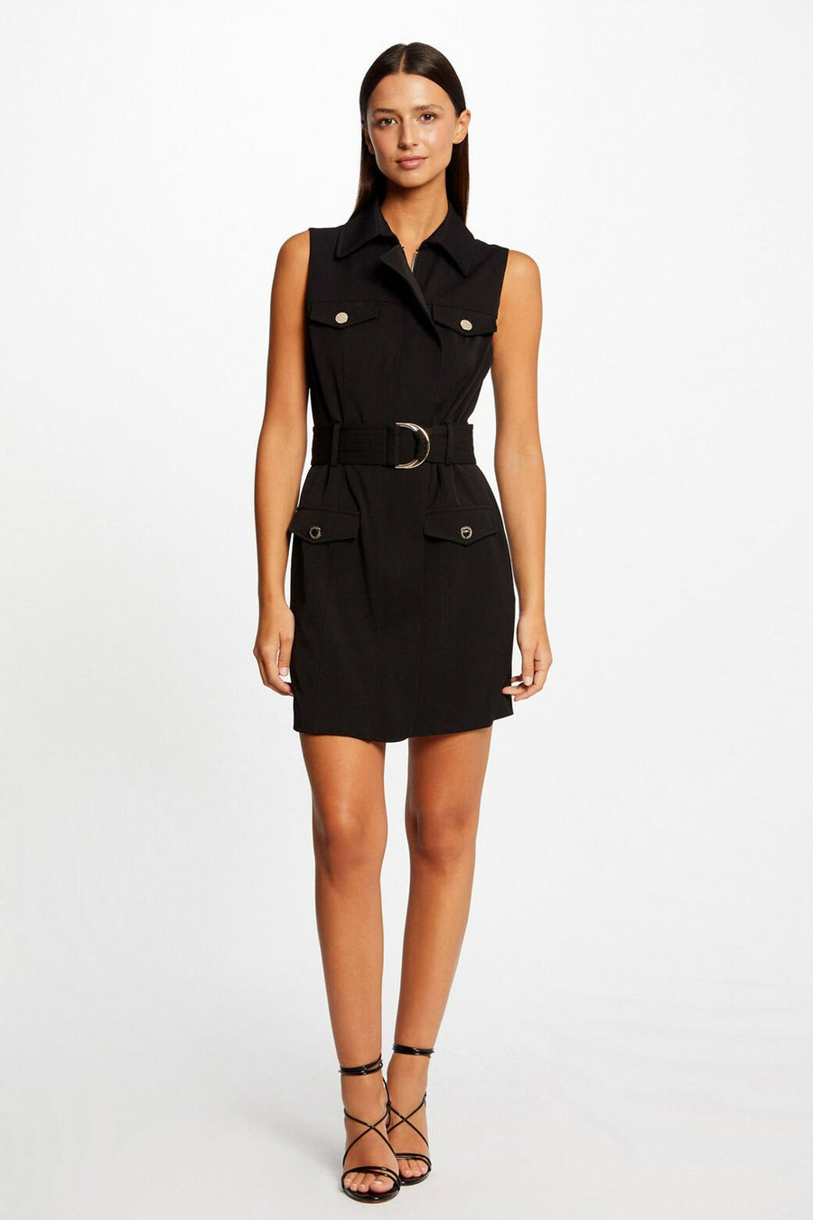 Robe &agrave; manches courtes - noir