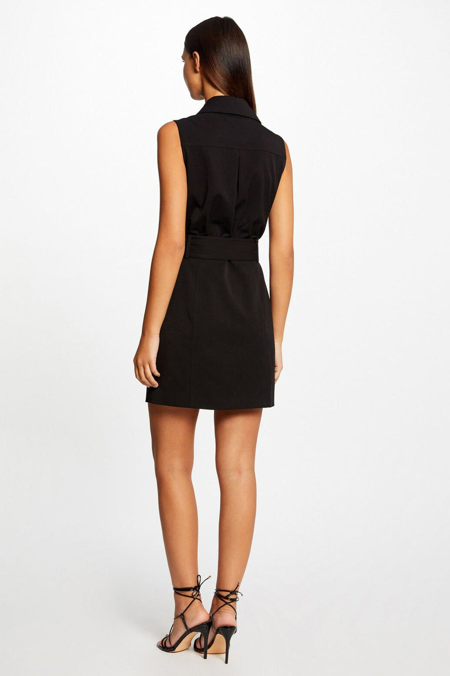 Robe &agrave; manches courtes - noir
