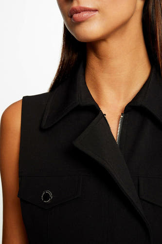 Robe &agrave; manches courtes - noir
