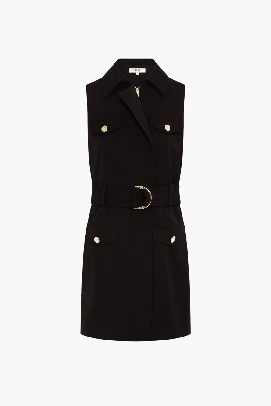 Robe &agrave; manches courtes - noir