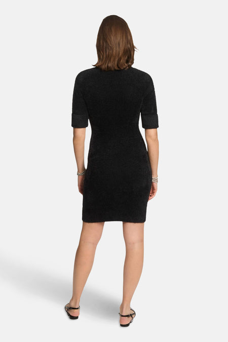 Robe à manches courtes - noir