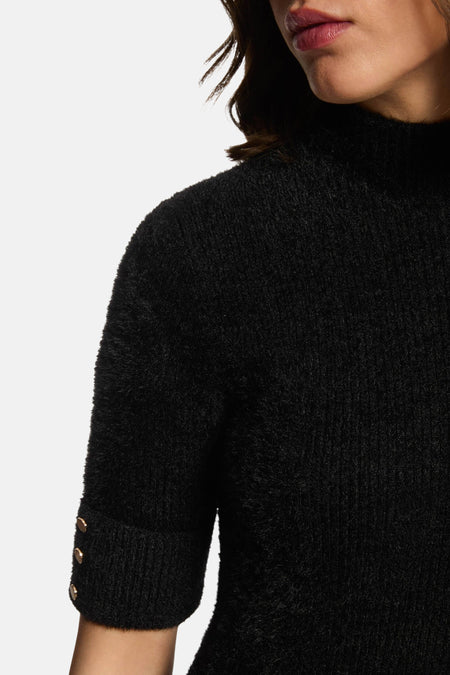 Robe à manches courtes - noir