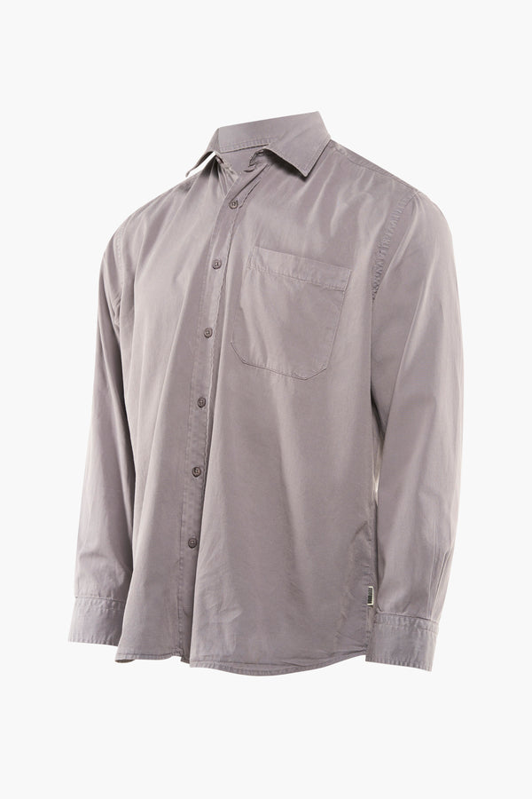 Chemise (manches longues) Gris - WOODBIRD