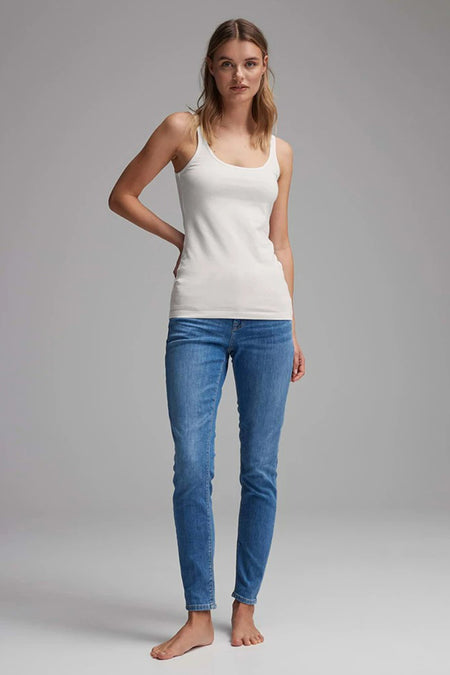 Top (bandes fines) Blanc - OPUS