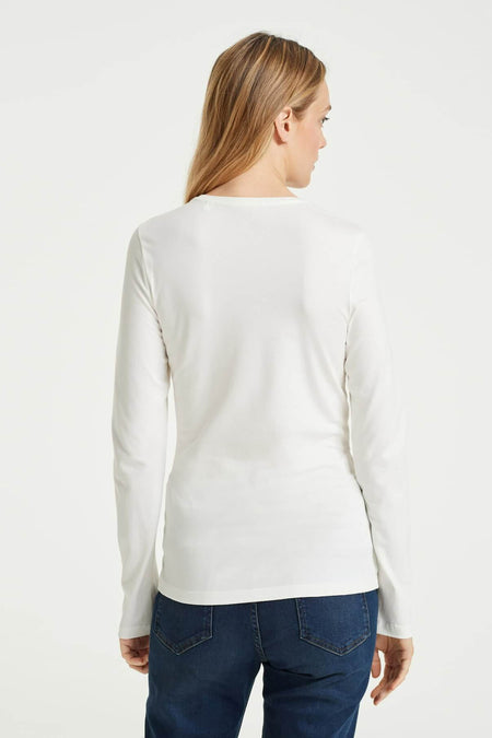 T-shirt (manches longues) Blanc - OPUS