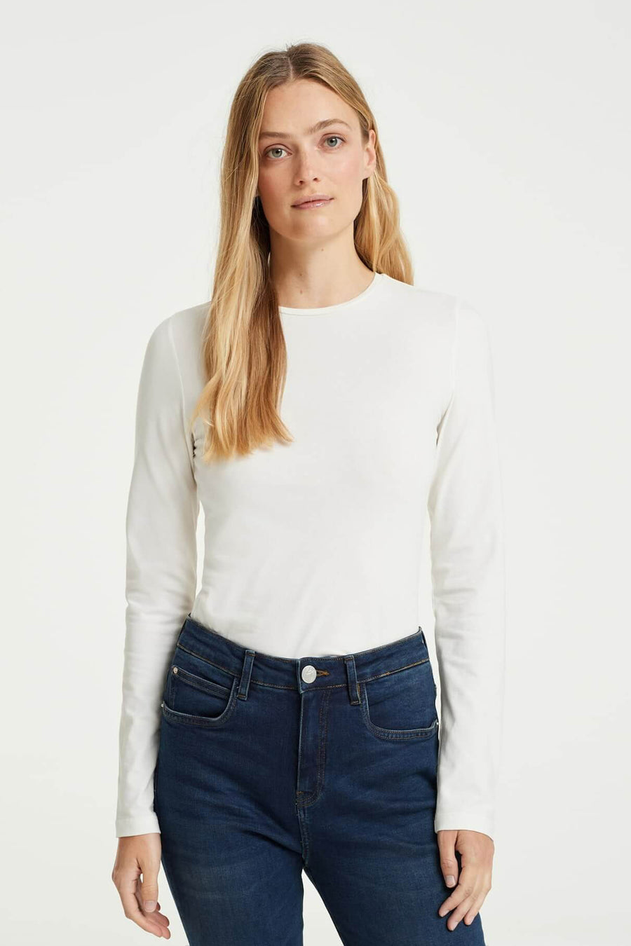 T-shirt (manches longues) blanc - OPUS - OPUS