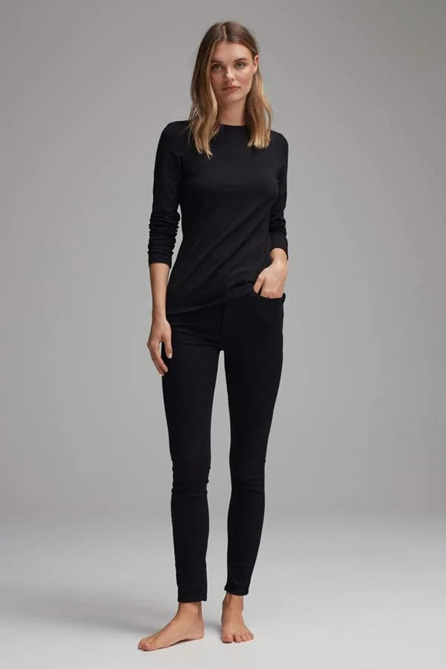 T-shirt (manches longues) noir - OPUS - OPUS