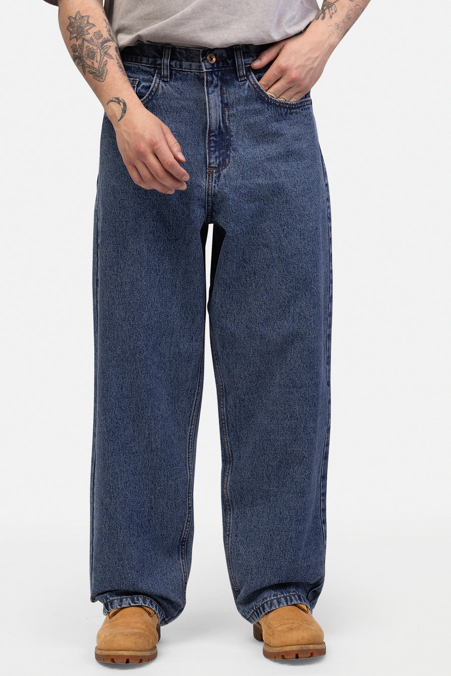 KINGSTON - mid blue denim - REDEFINED REBEL