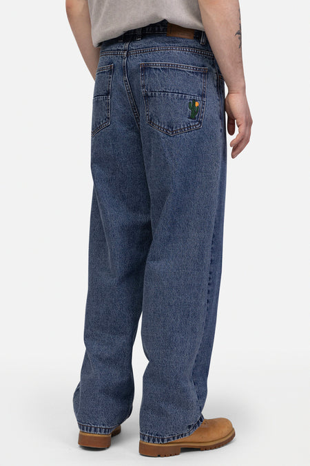 Jeans wide Mid blue denim - REDEFINED REBEL