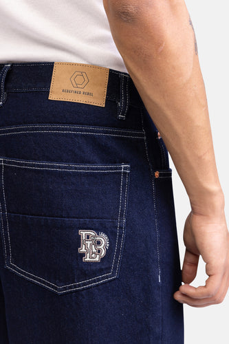 Jeans wide dark blue denim - REDEFINED REBEL - REDEFINED REBEL
