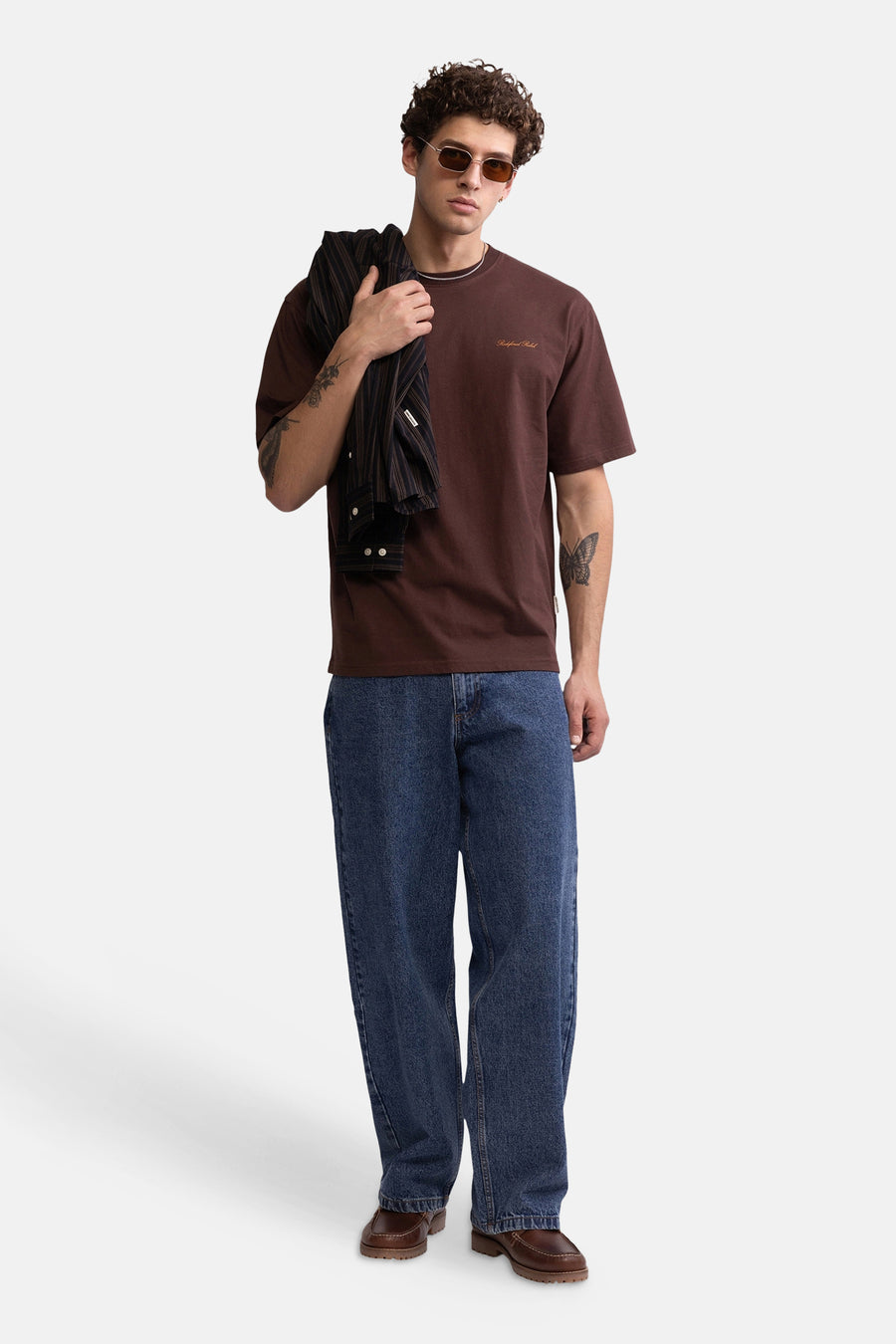 T-shirt à manches courtes - brun