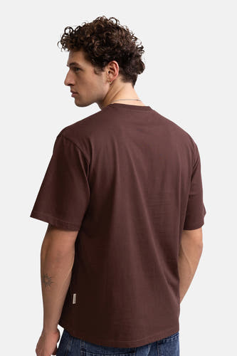 T-shirt à manches courtes - brun