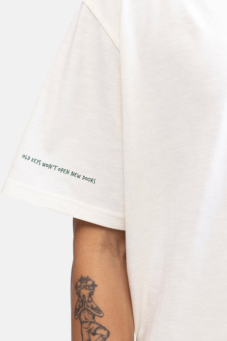 T-shirt à manches courtes - écru