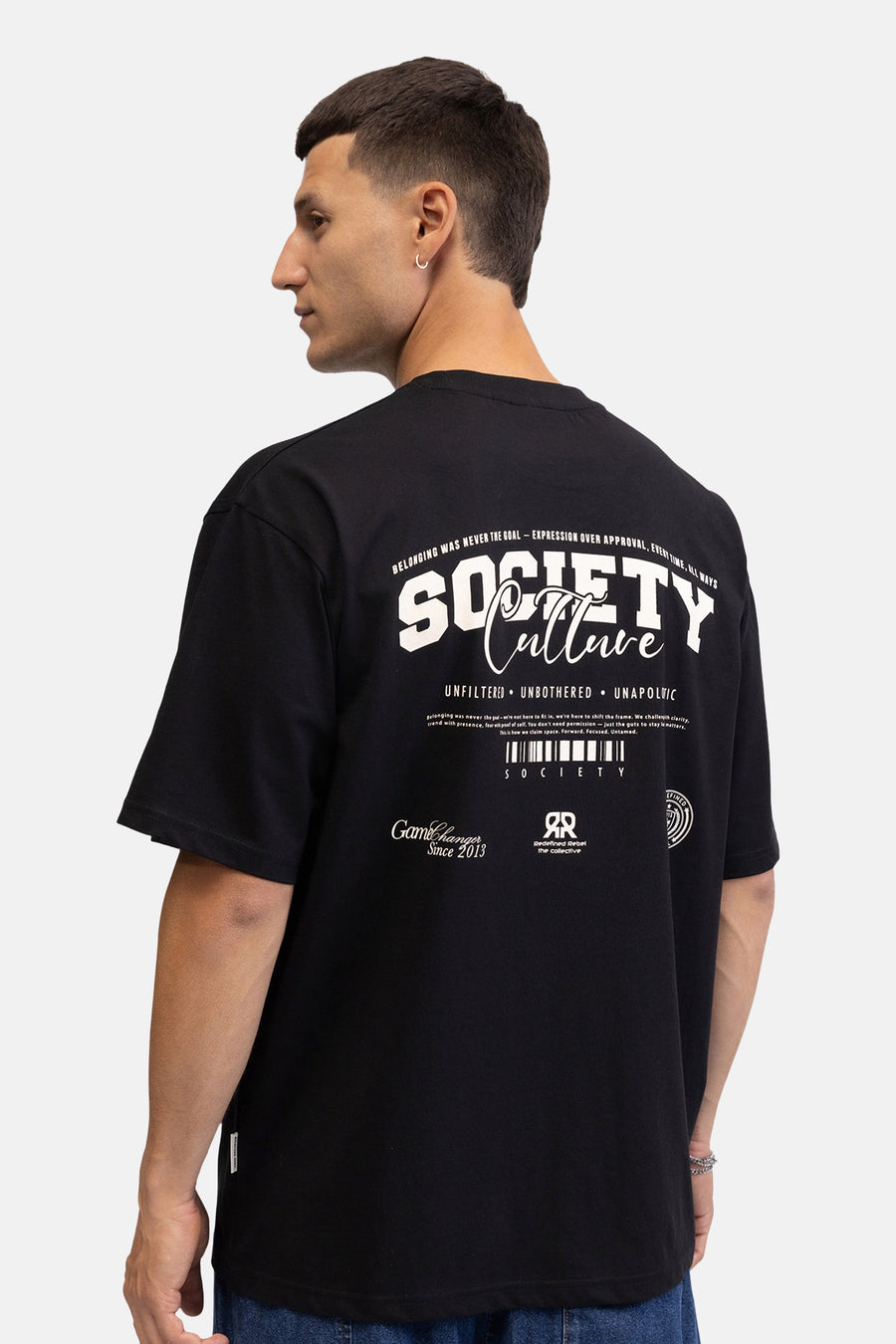 T-shirt à manches courtes - Noir