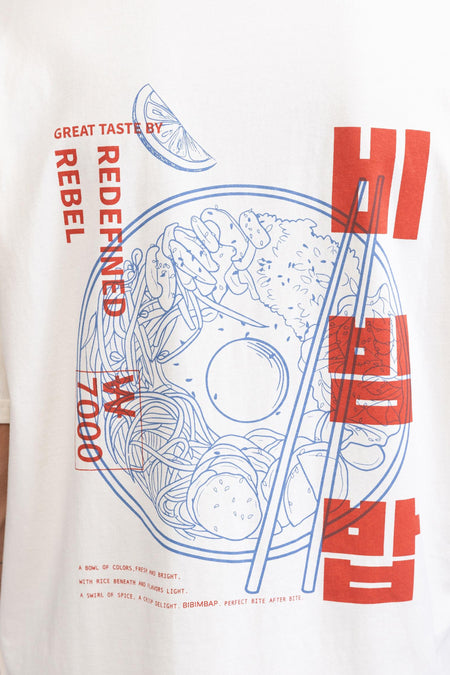 T-shirt (manches courtes) Écru - REDEFINED REBEL