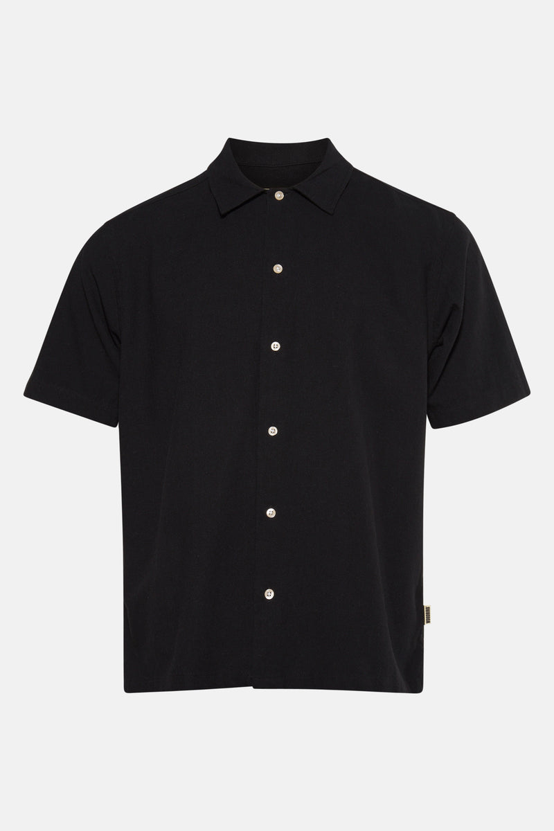 Chemise (manches courtes) Noir - WOODBIRD