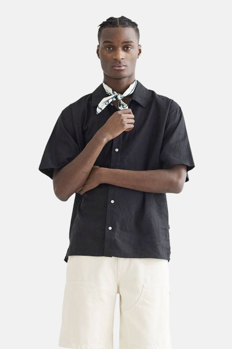 Chemise (manches courtes) Noir - WOODBIRD