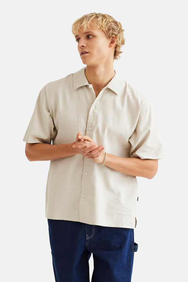 Chemise (manches courtes) Beige - WOODBIRD