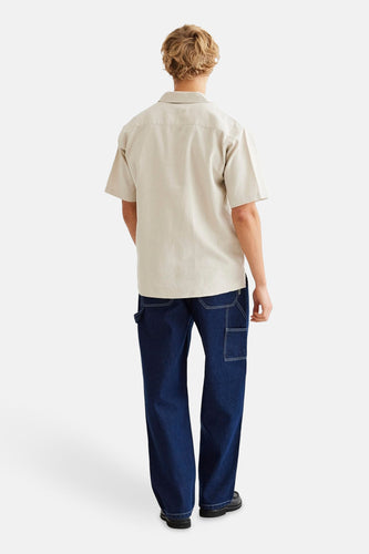 Chemise à manches courtes - beige - WOODBIRD