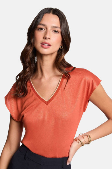 T-shirt à manches courtes - orange