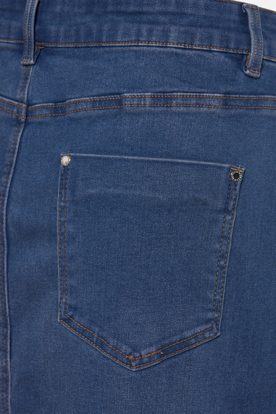 Jupe courte - mid blue denim - Morgan De Toi