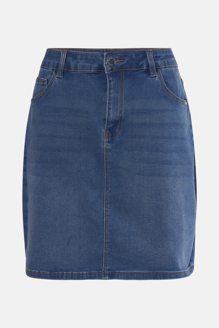 Jupe courte - mid blue denim - Morgan De Toi