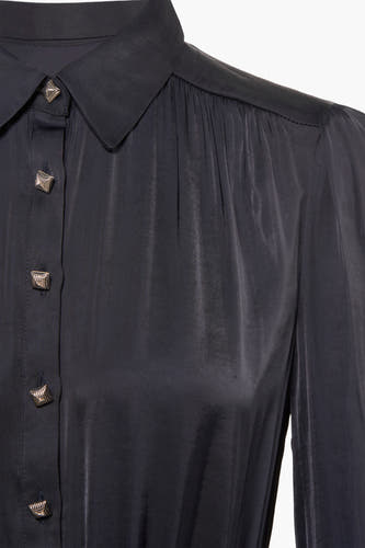 Robe &agrave; manches longues - bleu