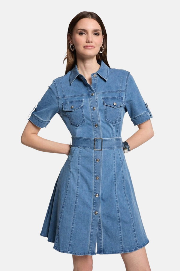 Robes manches courtes Bleu - Morgan De Toi