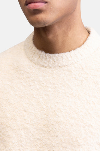 Pull à col rond - écru - REDEFINED REBEL