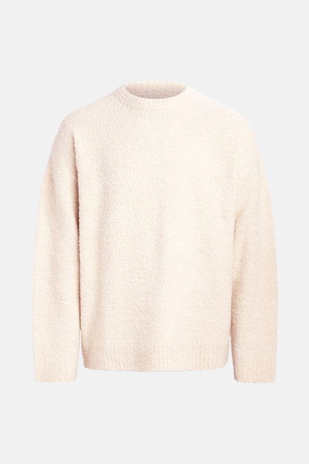 Pull à col rond - écru