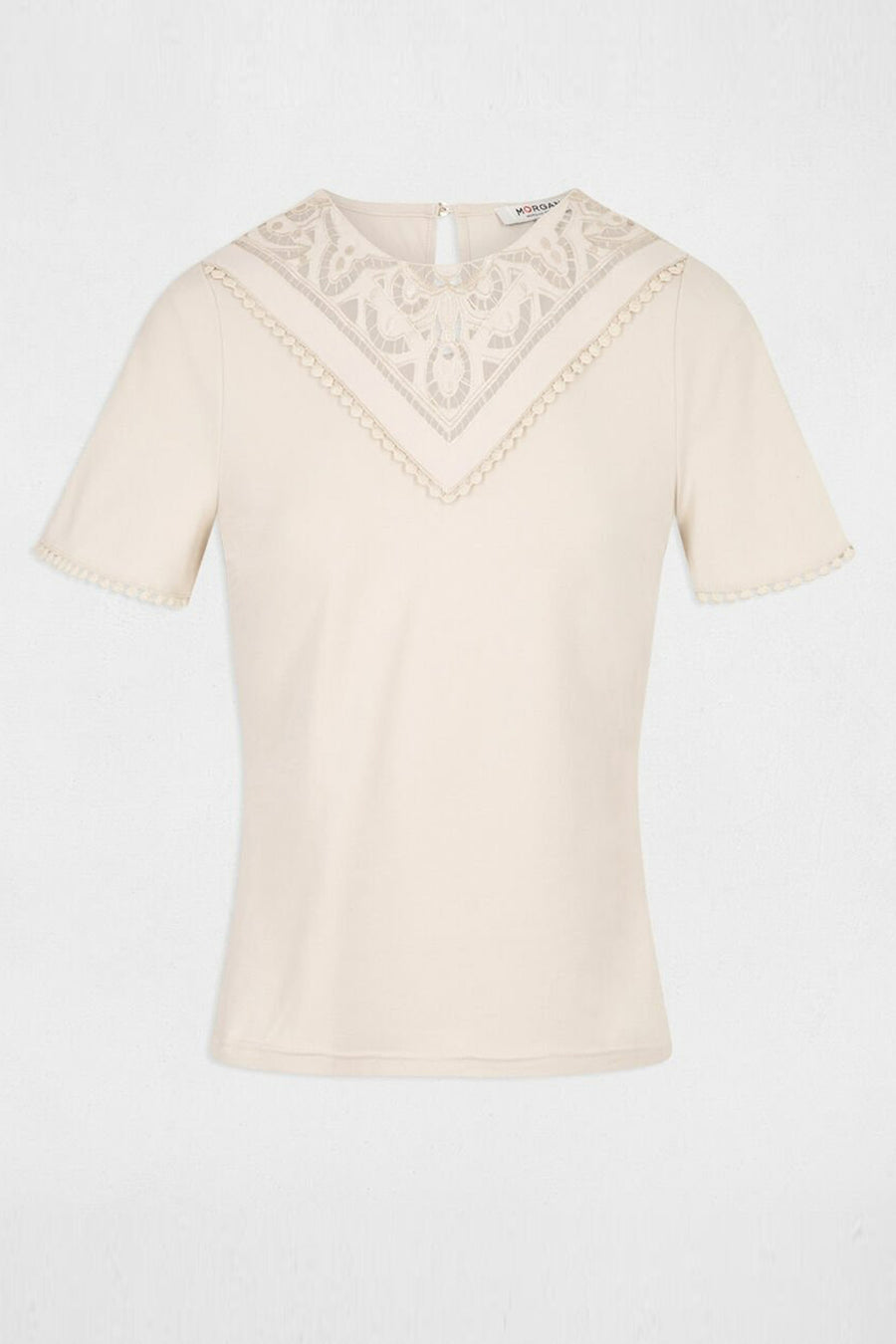 T-shirt à manches courtes - écru