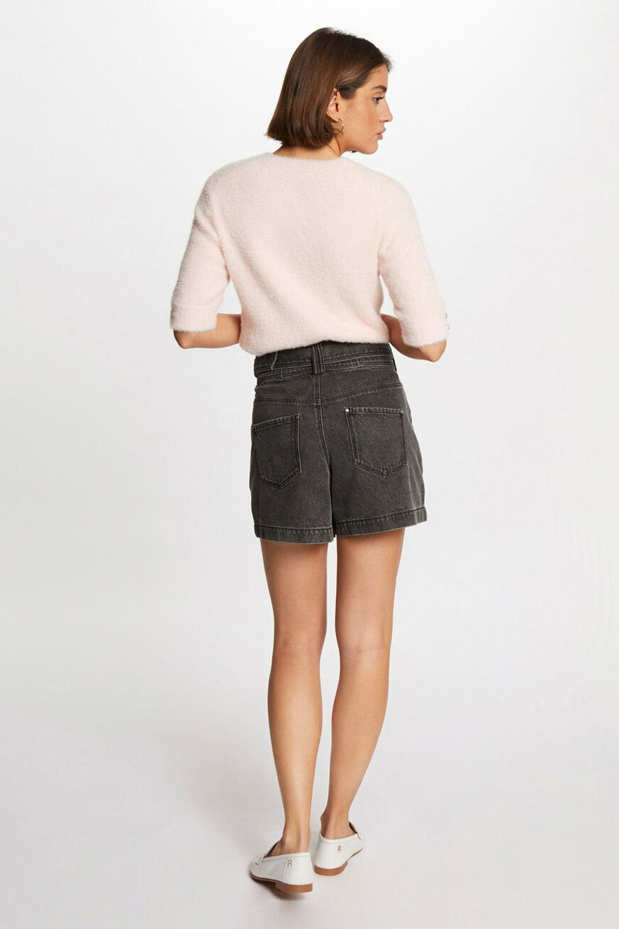 Pull à col rond - rose - Morgan De Toi