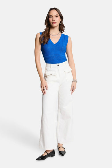 Top (sans manches) Bleu - Morgan De Toi