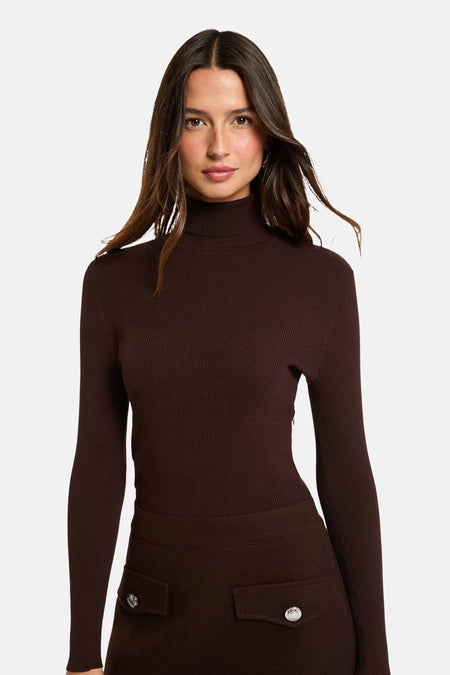 Robes manches longues brun - Morgan De Toi