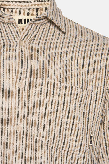 Chemise (manches longues) Beige - WOODBIRD