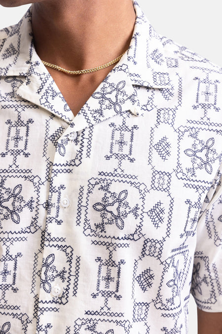 Chemise (manches courtes) Écru - REDEFINED REBEL