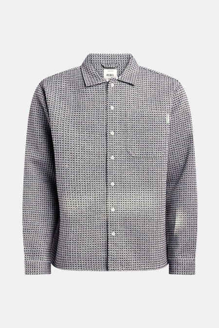 Chemise à manches longues - gris