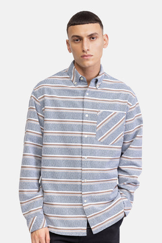 Chemise à manches longues - bleu - REDEFINED REBEL