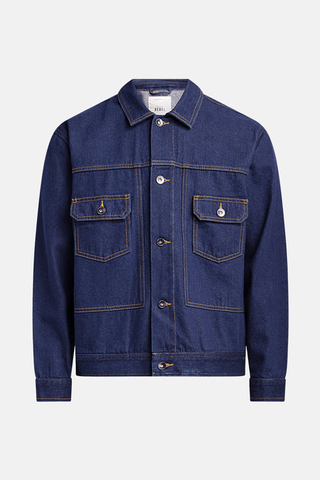 Veste en jean Dark blue denim - REDEFINED REBEL