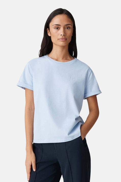 Top uni manche courte Bleu - OPUS