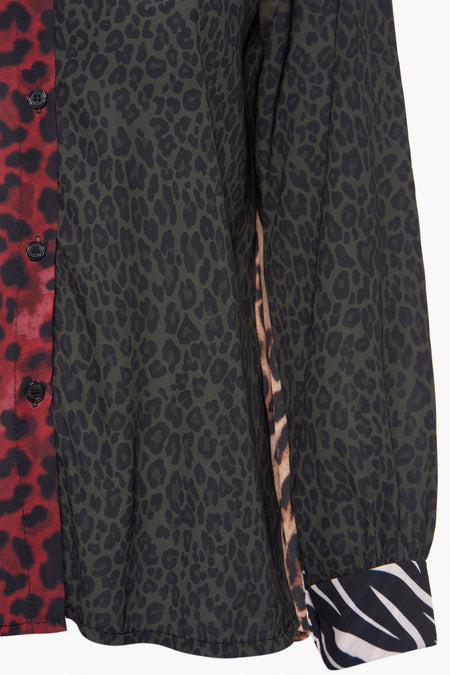 Chemise à manches longues - multicolore