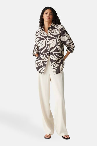 Chemise à manches longues - brun - OPUS