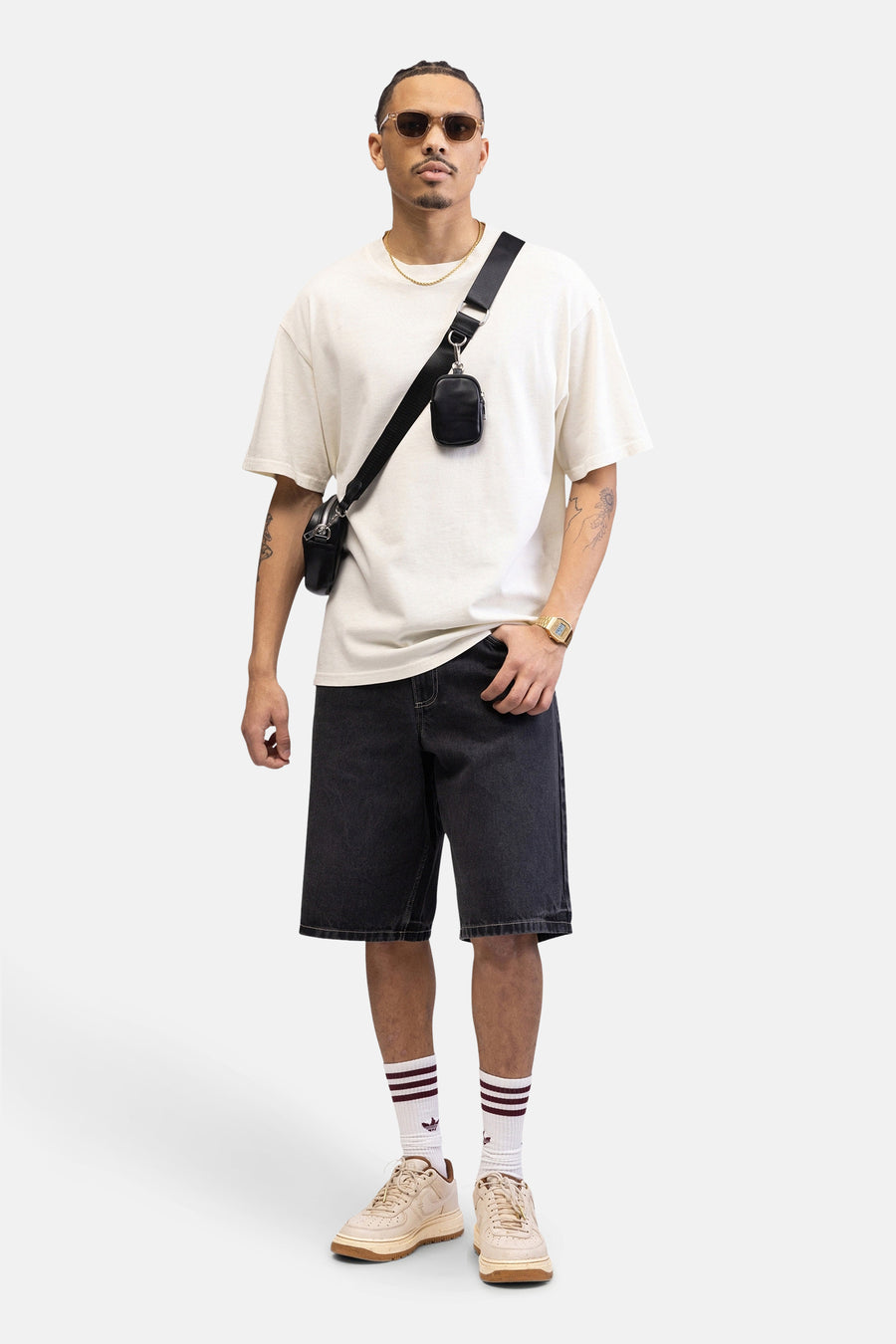 Short - dark grey denim - REDEFINED REBEL - 2